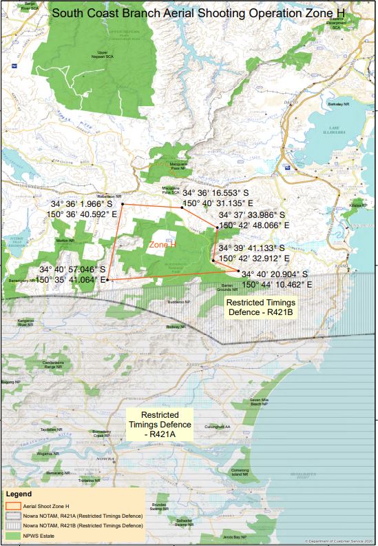 Zone H Map